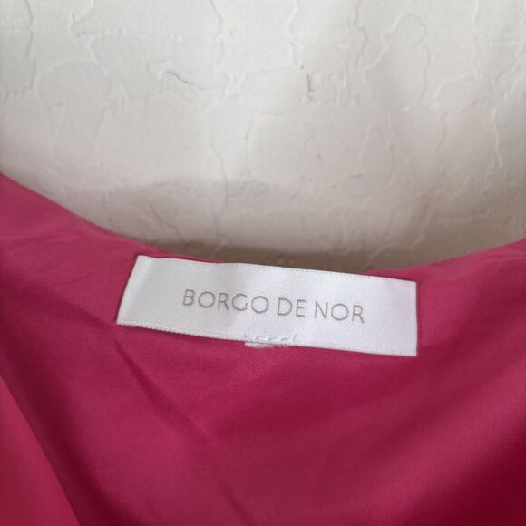 Borgo De Nor Crepe Fringe Midi Dress - Picture 6 of 13